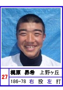 梶原昂希さん（43回生）が横浜DeNAからドラフト指名されました。